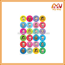 cute little head stickers of new promotional gift items for children